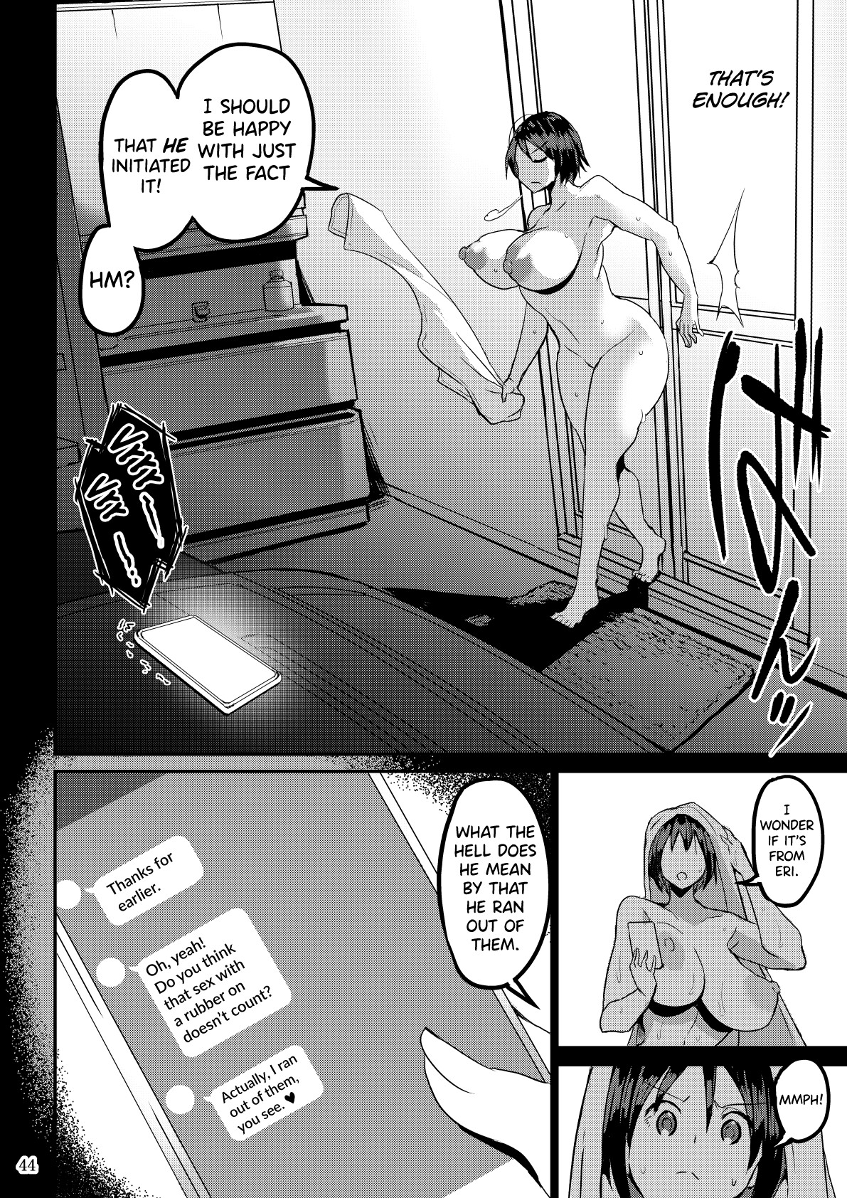 Hentai Manga Comic-A Wife Who Became Sexually Frustrated and Became Another Man's Cock Case-Read-44